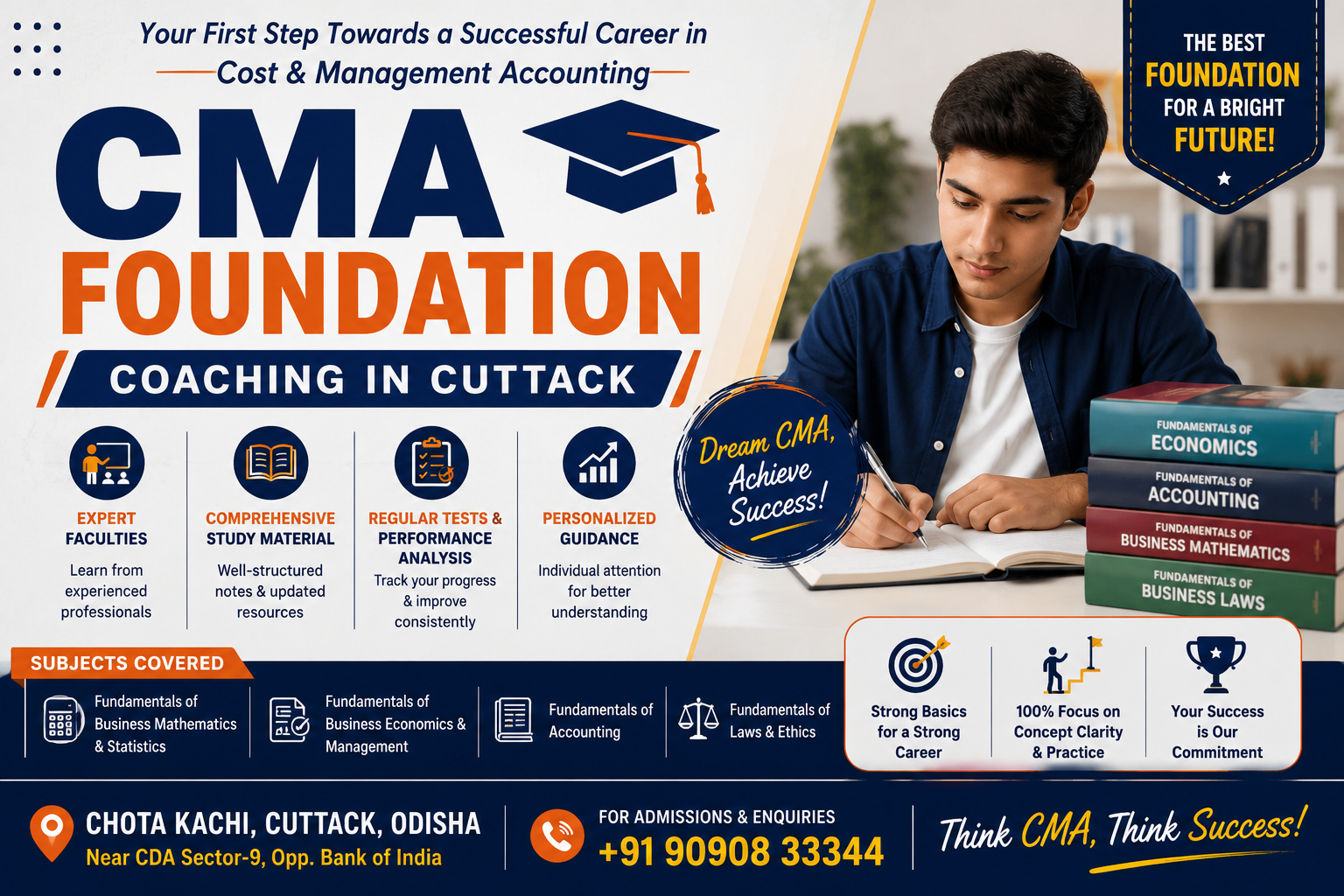 Best CMA Foundation Coaching in Cuttack | Excel Educational Institution